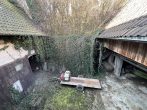 Sie entscheiden! Bauen oder sanieren? Geräumiges Haus mit Garten und Scheune in Heidelsheim - Blick vom Balkon