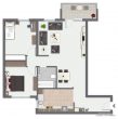 Vollständig renovierte 3-Zimmer-Wohnung mit Balkon und TG-Stellplatz in HD-Emmertsgrund - Grundriss-Skizze